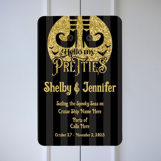 Hallo Mijn Pretties Halloween Cruise Door Magneet