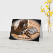 Hallo Mijn vriend Kaart (Gele Bloem)