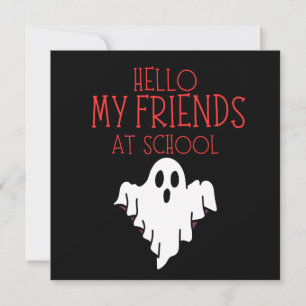 HALLO MIJN VRIENDEN OP SCHOOL, TERUG NAAR SCHOOL KAART