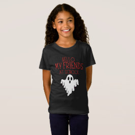 HALLO MIJN VRIENDEN OP SCHOOL, TERUG NAAR SCHOOL T-SHIRT