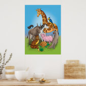 Hallo mijn vrienden! -Poster Poster (Keuken)