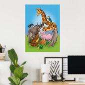 Hallo mijn vrienden! -Poster Poster (Thuiskantoor)