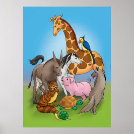 Hallo mijn vrienden! -Poster Poster