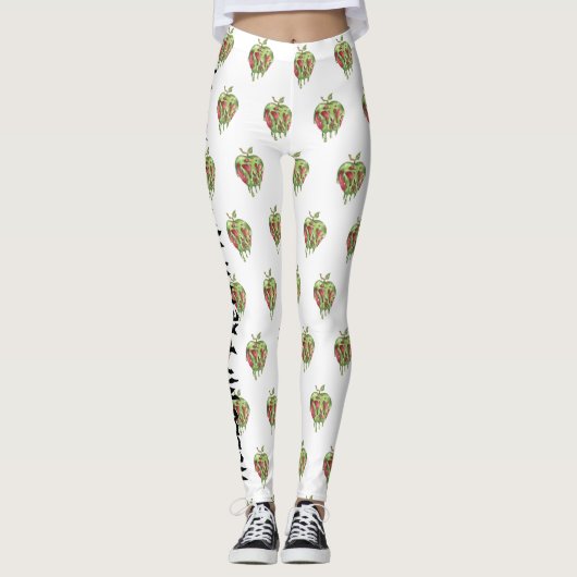 Hallo Mijn ! Wil je een hapje? - Gifappel Leggings (Voorkant)