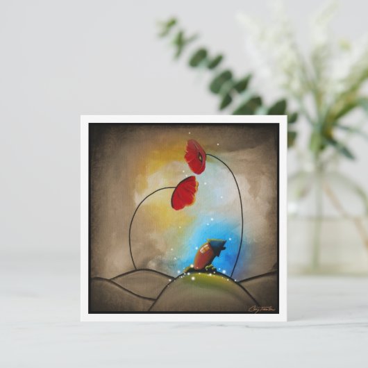 Hallo - Mini Print (Staand voorkant)