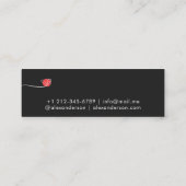 Hallo Minimaal modern script Mini Visitekaartje (Achterkant)