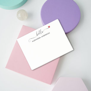 Hallo Minimaal modern script Post-it® Notes
