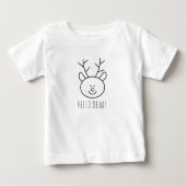 Hallo Minimal| Beste Kerstrendier Baby T-shirt (Voorkant)