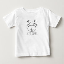 Hallo Minimal| Beste Kerstrendier Baby T-shirt