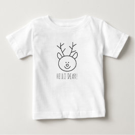 Hallo Minimal| Beste Kerstrendier Baby T-shirt