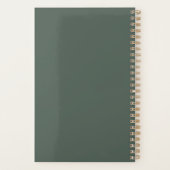 Hallo Minimalist 2026 GreenPlanner Planner (Achterkant)