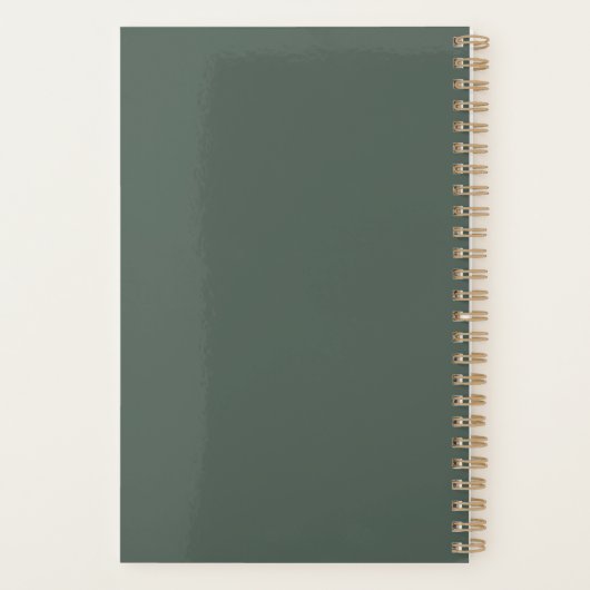 Hallo Minimalist 2026 GreenPlanner Planner (Achterkant)