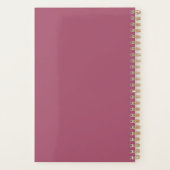 Hallo Minimalistisch 2026 Roos Roze Planner (Achterkant)