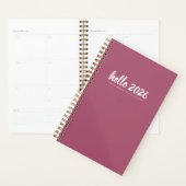 Hallo Minimalistisch 2026 Roos Roze Planner (Display)