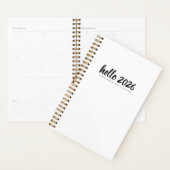 Hallo Minimalistisch | 2026 Wit Planner (Display)
