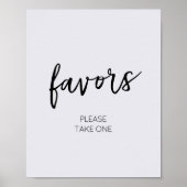 Hallo Minimalistisch Baby Poster (Voorkant)