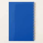 Hallo Minimalistisch blauw 2026 Planner (Achterkant)