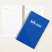 Hallo Minimalistisch blauw 2026 Planner (Display)