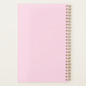Hallo Minimalistisch roze 2026 Planner (Achterkant)