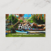 Hallo Mismaloya River 0331-oproepkaart Visitekaartje (Voorkant)