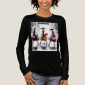 Hallo Mode Hoge-Hak Mieren Van NYC Grappig Tri-Blend Shirt (Voorkant)