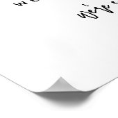 Hallo Modern Baby Welkomstbord Baby shower Poster (Hoek)