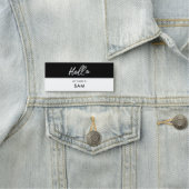 Hallo Modern is mijn naam Naamplaatje (In situ)