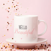 Hallo Modern roze Mok