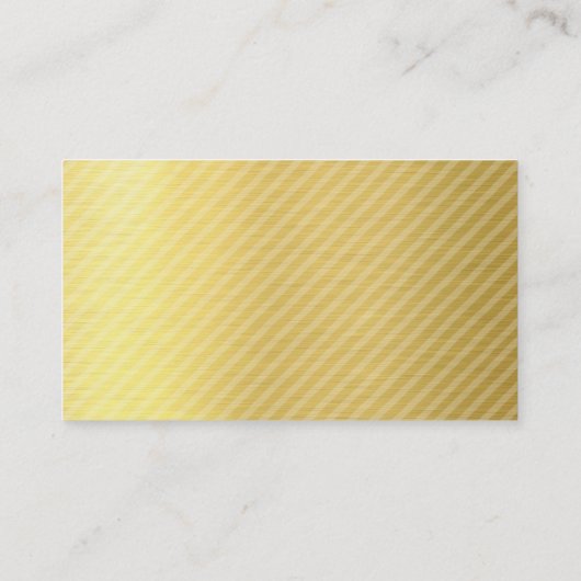 HALLO MODERN SCRIPT Hand getekend vet spot gouden Visitekaartje (Achterkant)