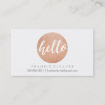 HALLO MODERN SCRIPT Hand getekend vet spot roos go