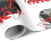 Hallo Modern Verjaardagspatroon Afbeelding Cadeaupapier (Rol Hoek)