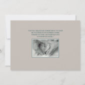 Hallo Modern Wereld Script Baby Geboorte Aankondig Aankondiging (Achterkant)