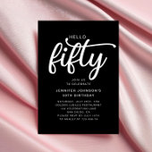 Hallo Modern Zwart Kaart