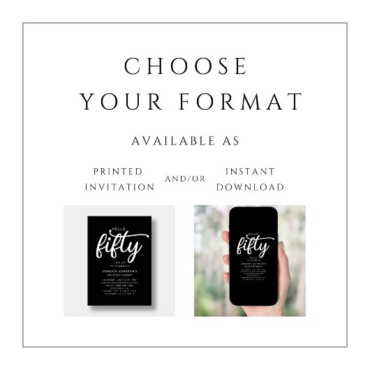 Hallo Modern Zwart Kaart