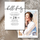 Hallo Moderne elegant Kaart