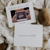 Hallo Moderne foto © Baby Aankondiging Kaart