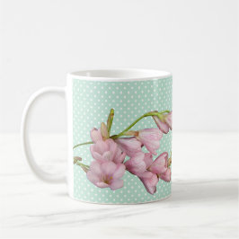 Hallo Moderne kersenbloesems Mint Groen! Koffiemok