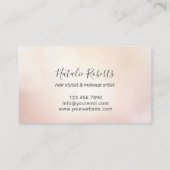 hallo Moderne zonnebril Modern Beauty Salon Visitekaartje (Achterkant)