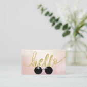 hallo Moderne zonnebril Modern Beauty Salon Visitekaartje (Staand voorkant)