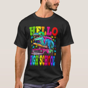 hallo Monster van de middelbare school Truck Dinos T-shirt