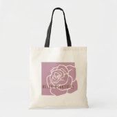 hallo mooi - eenvoudige, moderne roze roze roze ro tote bag (Voorkant)