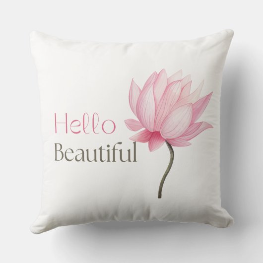 Hallo Mooi elegant Sierkussen (Achterkant)