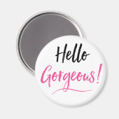 hallo mooi! magneet (Voorkant / Achterkant)