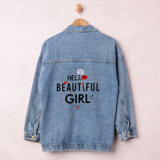 Hallo mooi meisje denim jacket (Hangar)