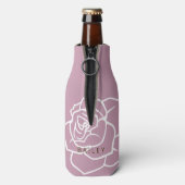 hallo mooi - Modern Chic Roze Rose Flesjeskoeler (Fles Achterkant)