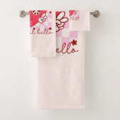 Hallo Mooi | Schattige en oprecht Bad Handdoek (Insitu)