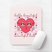 Hallo Mooi | Schattige en oprecht Muismat (Met muis)