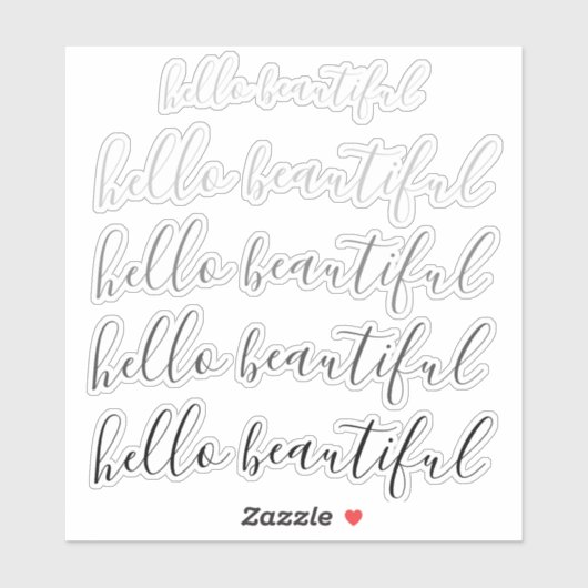 Hallo Mooi! Stickers (Vel)