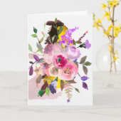 Hallo Mooi wenskaart Kaart (Gele Bloem)