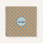 Hallo Mooie blauwe zonnebloemen Notitieboek (Voorkant)